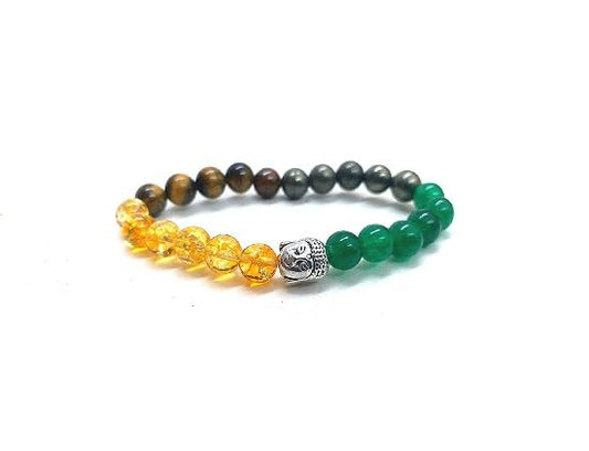 SV Aroma Women's and Men's Prosperity Buddha Face Bracelet
