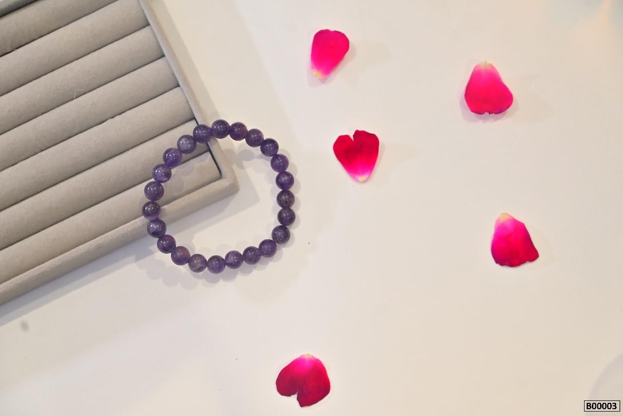 SV Aroma Women's and Men's Amethyst Bracelet