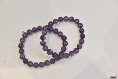 SV Aroma Women's and Men's Amethyst Bracelet