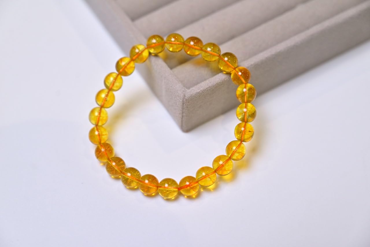 SV Aroma Women's and Men's Citrine Bracelet