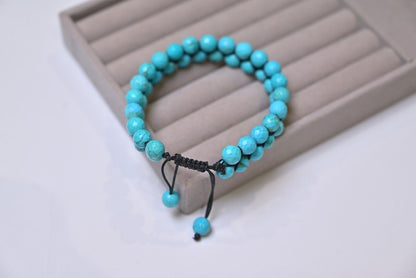 SV Aroma Women's and Men's Firoza Double Line Bracelet