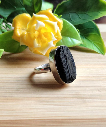 Black Tourmaline Ring