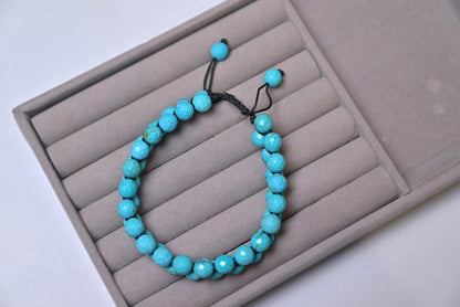 SV Aroma Women's and Men's Firoza Double Line Bracelet