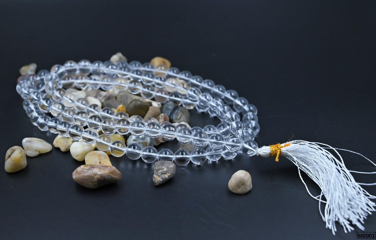 Clear Quartz Mala