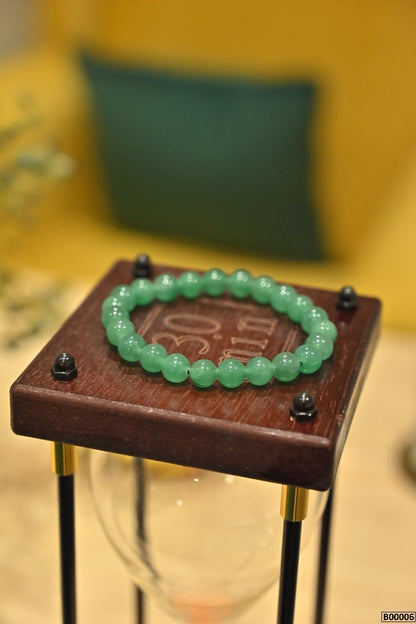 SV Aroma Women's and Men's Green Aventurine Bracelet