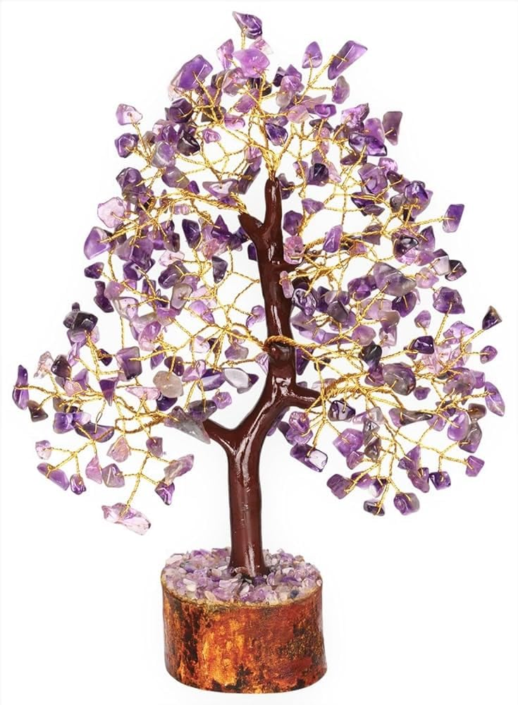 Purple Amethyst Healing Tree by SV Aroma