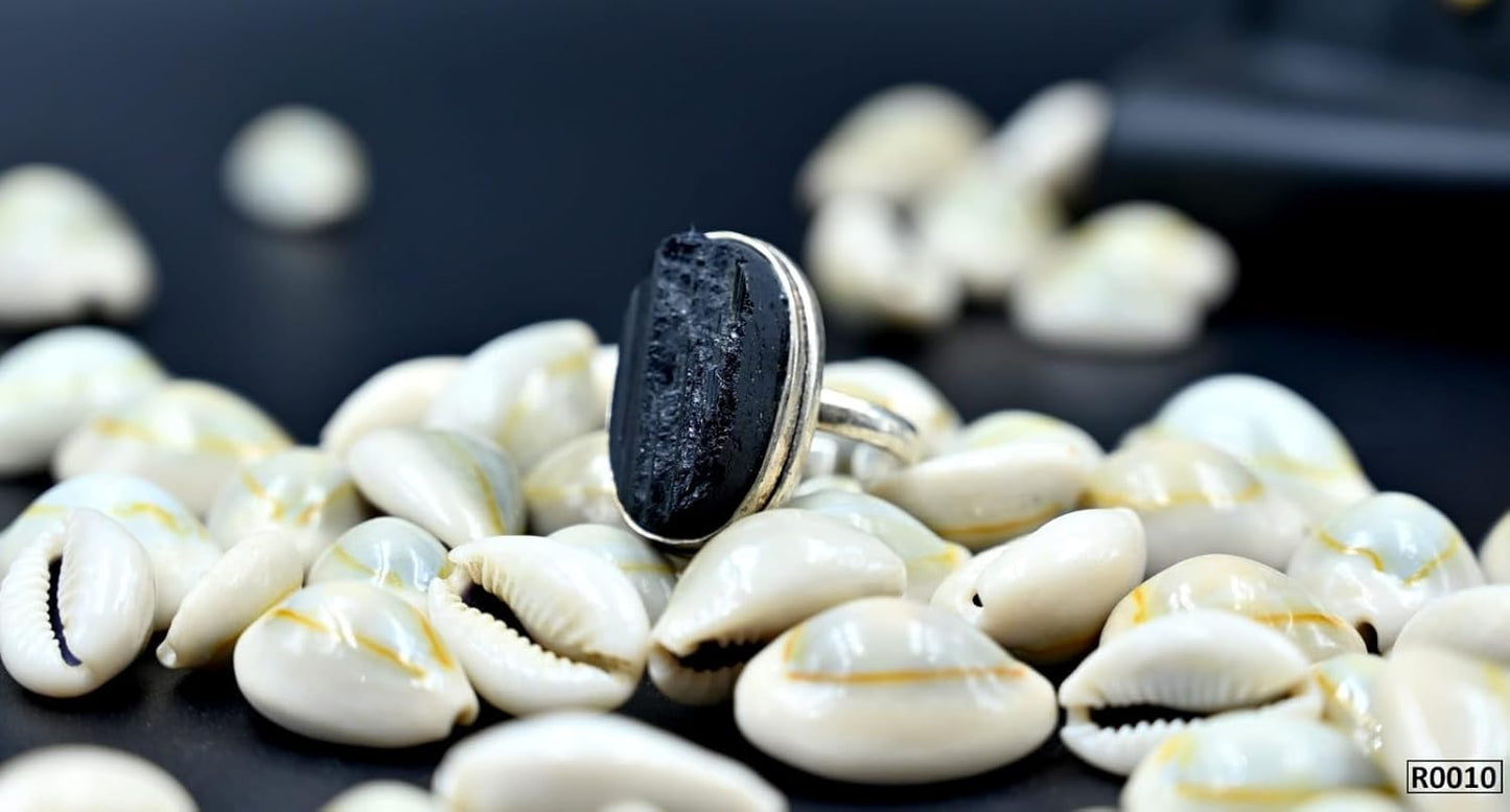 Black Tourmaline Ring