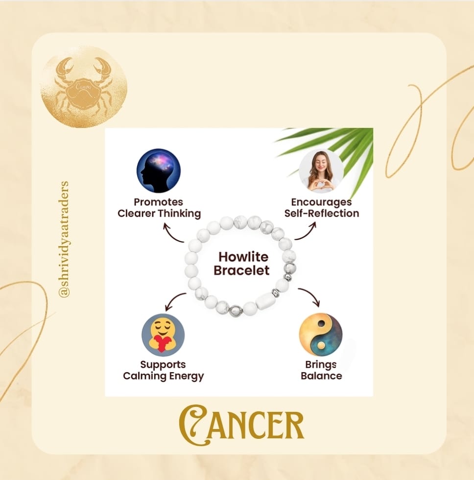 Cancer Rashi Bracelet